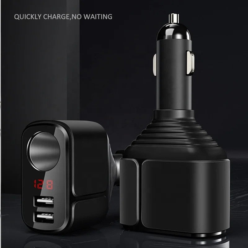 Bluejw 18W Mini USB Car Charger, 3.1A Dual Port (Type-C PD & USB-A), 15W Fast Charging Automobile Adapter for Phones & More - Image 4